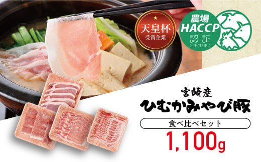 第56回天皇杯受賞企業「香川畜産」食べ比べセット　1,100g