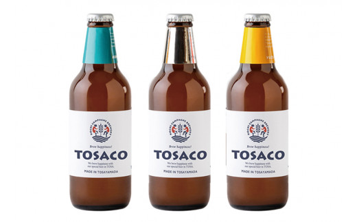 【B03037】TOSACO クラフトビール３本セット 786002 - 高知県高知県庁