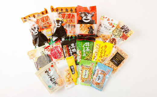 復興熊本 おかき・豆菓子・せんべいボックス(約4～5人分) 14種類