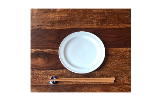典型プレート　ブルーホワイト　6寸皿2枚セット【1220607】 734565 - 愛知県瀬戸市