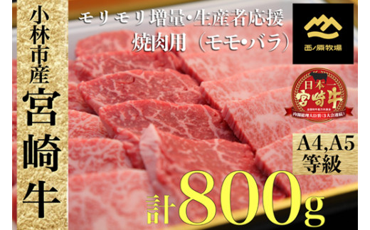 モリモリ増量・生産者支援!A4等級以上の宮崎牛!