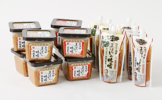 味噌と万能味噌だれセット(3) 5360g まぼろしの味噌 みそ 合わせ みそだれ 熊本県 特産品