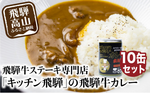 飛騨牛カレー 10缶 飛騨カレー キッチン飛騨 コラボ ビーフ カレー 999 36 467 C522 岐阜県高山市 ふるさと納税 ふるさとチョイス