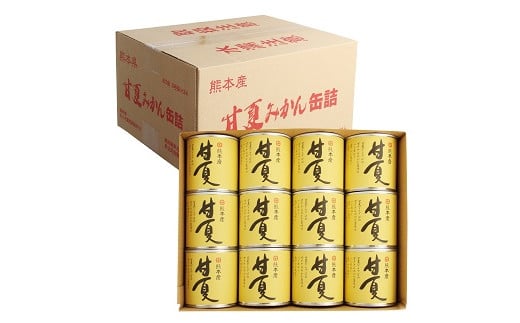 B242-50 甘夏缶詰（24缶入×2ケース） 1341525 - 熊本県芦北町