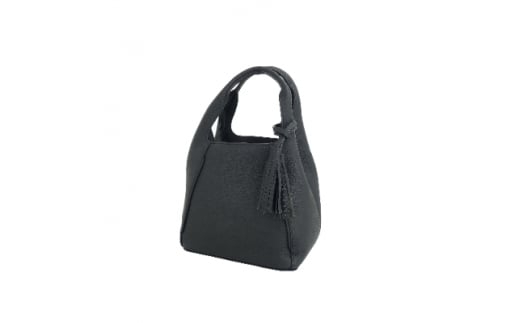 ＜濱野皮革工藝＞本革　ミニハンドバッグ　HAMANO　フィオーレ ピッコ(ブラック)_ バッグ バック bag 濱野皮革工藝 国産 贈答 ギフト プレゼント 黒 ブラック レディース HAMANO ブランド メーカー 牛革 日本製 【1230478】 327510 - 長野県御代田町