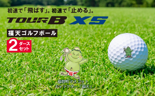 G18 52 福天 ゴルフボール Tour B Xs 2ダース 福岡県福智町 ふるさと納税 ふるさとチョイス