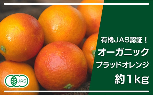 大崎上島産 有機jas認証 オーガニックブラッドオレンジ 約1kg 広島県大崎上島町 ふるさと納税 ふるさとチョイス