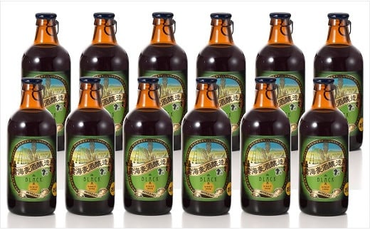 雲海麦酒醸造所 地ビール「ブラック」12本セット黒ビール ロースト麦芽 コク クラフトビール（02-118）