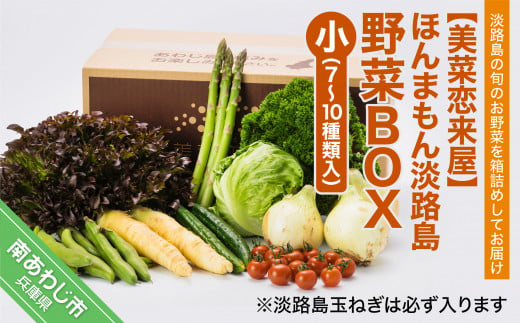 【美菜恋来屋】ほんまもん淡路島野菜BOX（小） 270969 - 兵庫県南あわじ市