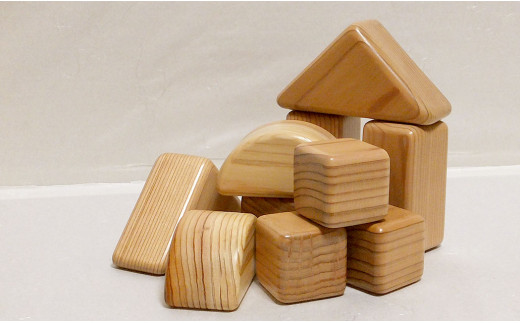 木製玩具 「音の出る 積木 」10ピース セット