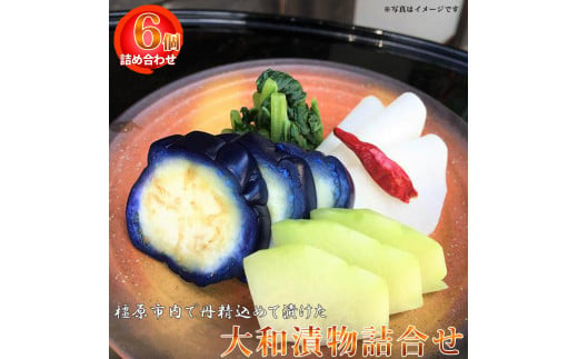 大和漬物６個詰合せ　今井町　手作り　漬物　季節の野菜 759967 - 奈良県橿原市