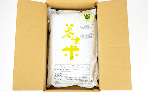 熊本県菊池市産 養生米 白米 3kg お米 精米 ヒノヒカリ【養生市場】