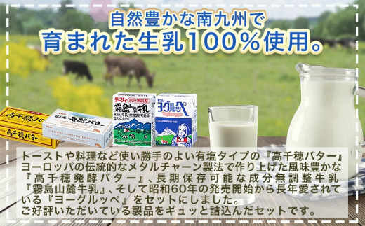 高千穂バター 牛乳 ヨーグルッペセット 2307 宮崎県都城市 ふるさと納税 ふるさとチョイス