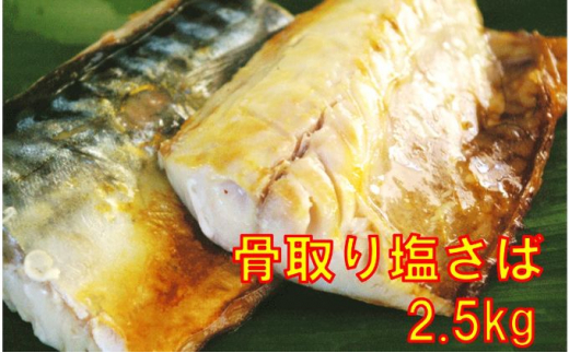 骨取り塩さば　切身2.5kg（500g×5袋）[№5651-1086] 206387 - 千葉県南房総市