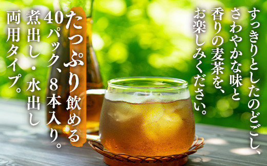 佐賀県産麦茶４０ｐ ８本セット 佐賀県唐津市 ふるさと納税 ふるさとチョイス