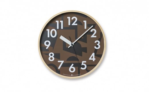 Trace Face #clock / ブラウン（CPD17-15 BW）[№5616-0830] - 富山県