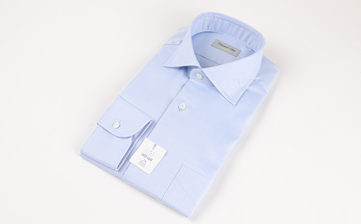 EASY CARE 41(L)-86 青ツイルワイド HITOYOSHIシャツ 798571 - 熊本県人吉市