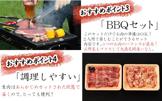 佐賀牛 華味鳥 BBQセット 2種 合計850g アウトドア バーベキュー 牛肉 鶏肉「2024年 令和6年」 - 佐賀県唐津市｜ふるさとチョイス -  ふるさと納税サイト