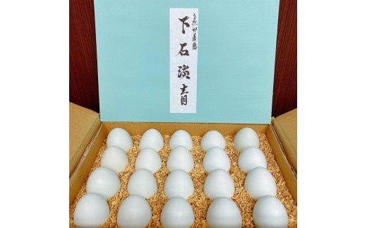 アローカナ鶏 卵 「下石淡青」(20個) 