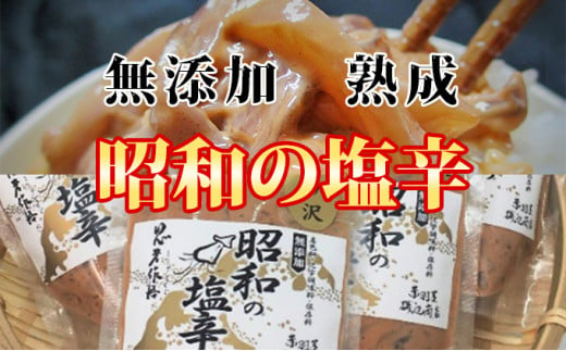 昭和の塩辛エコパック100g×5袋セット※ ご入金確認後 3ヶ月以内の発送になります。