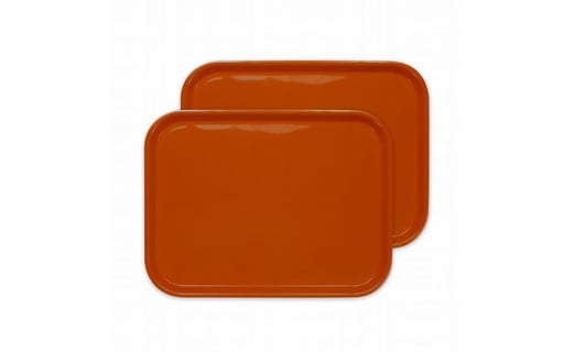 タツクラフト カラフルピノトレー L 39cm マンダリンオレンジ 2枚組 和歌山県海南市 ふるさと納税 ふるさとチョイス