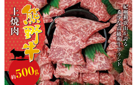 希少和牛 上焼肉 約500g ＜冷蔵＞ 焼肉 牛肉  763110 - 和歌山県串本町