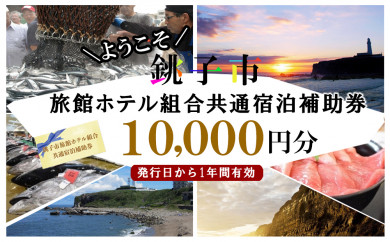 銚子市旅館ホテル組合共通宿泊補助券10,000円分