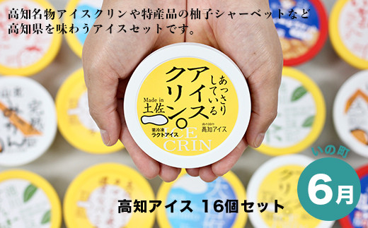 【6月お届け】いの町・高知アイスのセット