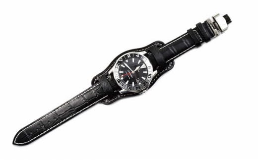 腕時計用レザーベース[時計ベルト幅20mm用]腕時計 レザー ベース ビンテージ ブラック ブラウン キャメル バンナイズ VanNuys