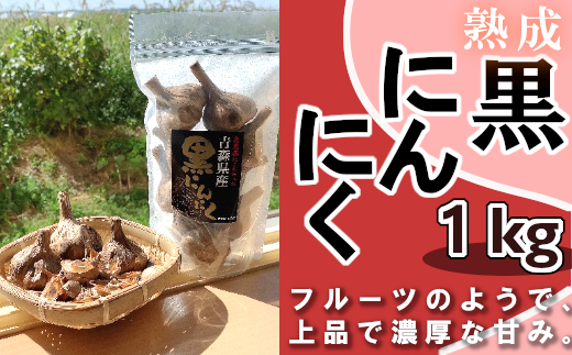 青森県産】熟成黒にんにく 1kg 【02387-0227】 - 青森県中泊町