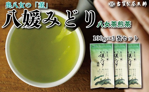 高級茶・八女茶の老舗 古賀製茶本舗 奥八女の「薫」八媛みどり 煎茶