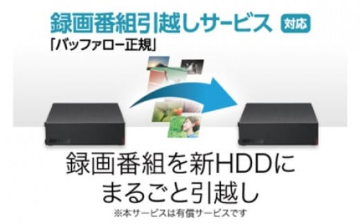 HDD 外付け バッファロー 4TB