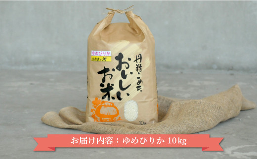 三笠産のおいしい米 ゆめぴりか(10kg)【01012】