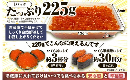 12月末までにお届け いくら醤油漬 鮭卵 450g 225g 2 北海道白糠町 ふるさと納税 ふるさとチョイス