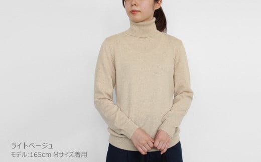 【美品】カシミヤセーター　カシミヤ100％　ベージュ　M