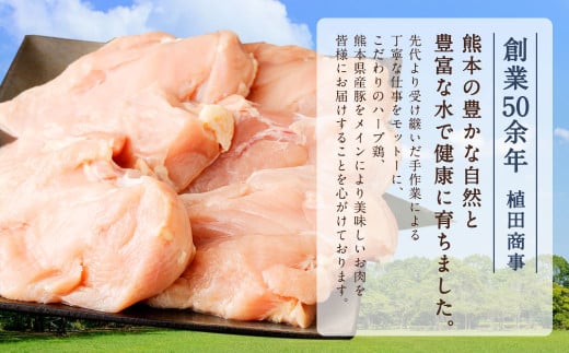 九州産 ハーブ鶏 ムネ肉 4.5kg 国産 鶏肉 むね肉 お肉