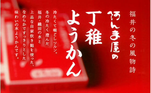 E07 A006 丁稚羊羹 一枚流し 約250g 3箱 計750g 季節限定 阿んま屋 福井県越前町 ふるさと納税 ふるさとチョイス