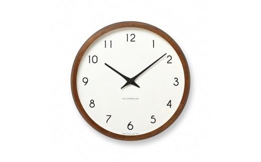 Plywood clock［電波時計] / LC21-06W BW レムノス Lemnos 時計[№5616