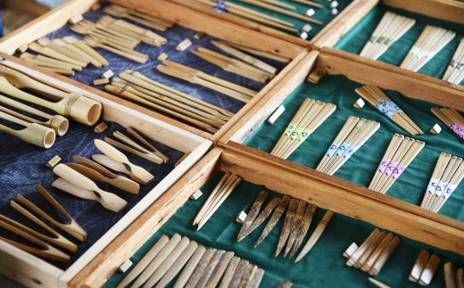 農処Shikiさんの竹細工は、道の駅保田小学校や各種イベント等で手に入れることができます。