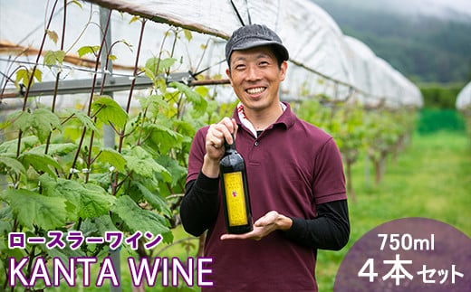 ロースラー ワイン KANTA WINE 2023（赤） 750ml×4本セット 【969】 276123 - 岩手県花巻市