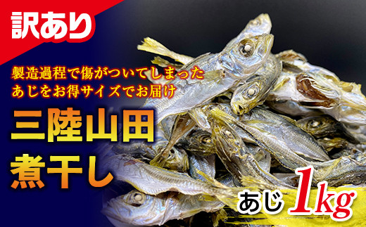 訳あり 三陸山田煮干し1kg あじ Yd 307 岩手県山田町 ふるさと納税 ふるさとチョイス