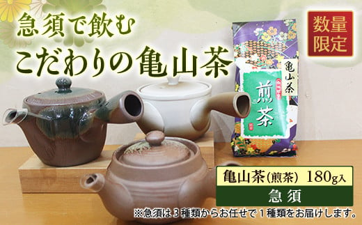 【数量限定】急須で飲むこだわりの亀山茶 F23N-130 331821 - 三重県亀山市