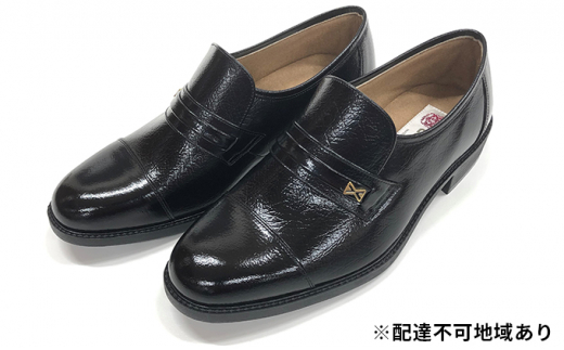 本革 5E レザービジネスシューズ ブラック（紳士靴）25.0cm [№5990