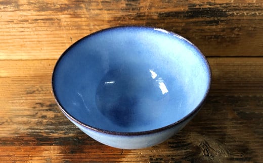 龍善ブルー御飯茶碗　小サイズ