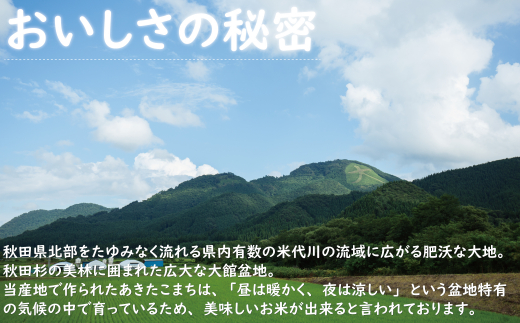 210P9201 令和5年産【定期便3ヶ月】秋田県大館産あきたこまち無洗米10kg(1月～3月配送)