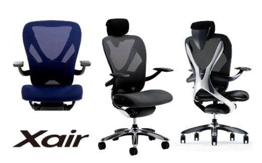 747-1_Inaba OfficeChair 「Xair(エクセア)」(インディゴブルー) | チェア 椅子 リクライニング イナバ オフィス PC 事務用品 キャスター おしゃれ インテリア クッション 家具 オフィスチェア