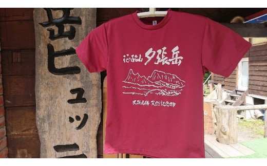 夕張岳Tシャツ（青系（インディゴ）・Lサイズ） YP2 - 北海道夕張市