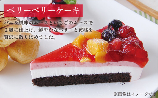 ベリーケーキとスイーツのセット②-