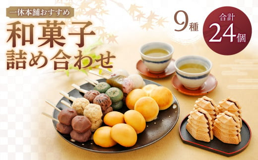 一休本舗 おすすめ 和菓子 詰め合わせ 9種（合計24個）お菓子 おやつ 798930 - 熊本県熊本市