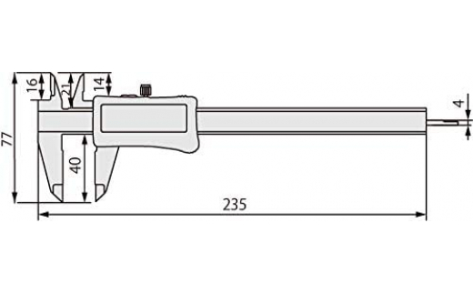 デジタルノギスDC-150【原材料不足等のため、お届けまで長期間頂戴する可能性があります】